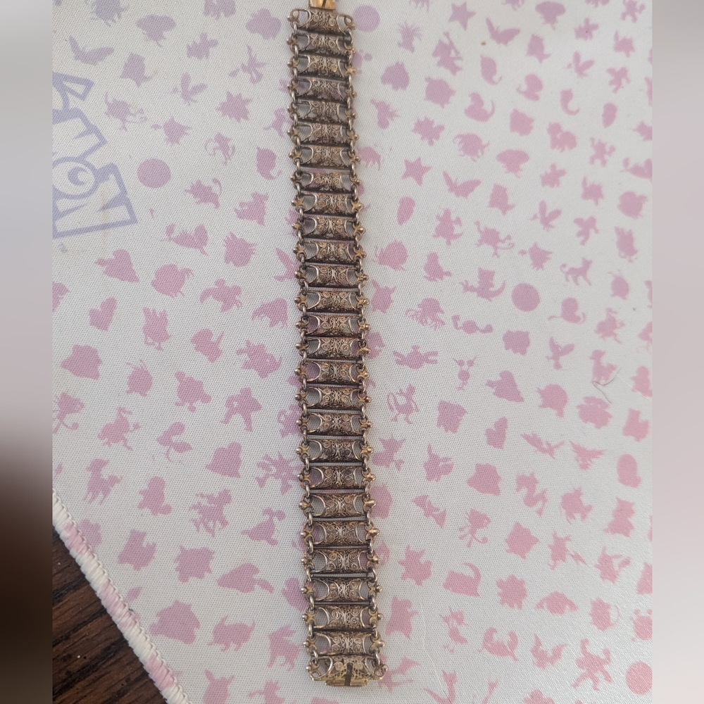 Silver Filigree Bracelet made In Jerusalem